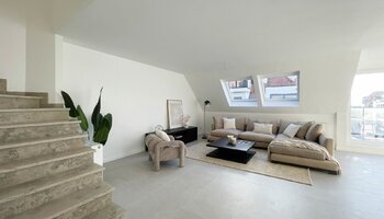 Stijlvol duplex appartement met zicht op zee