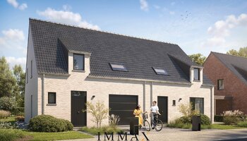 4 landelijk gelegen halfopen nieuwbouwwoningen