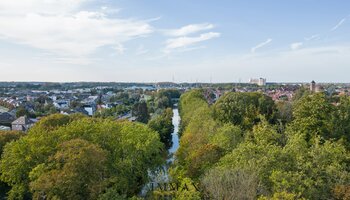 Luxueus afgewerkt appartement met mooi uitzicht 