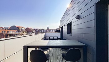 Exclusieve penthouse met zonneterrassen nabij het strand